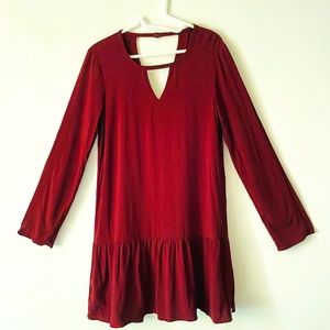 Hurley Cabo Small Burgundy Mini Dress